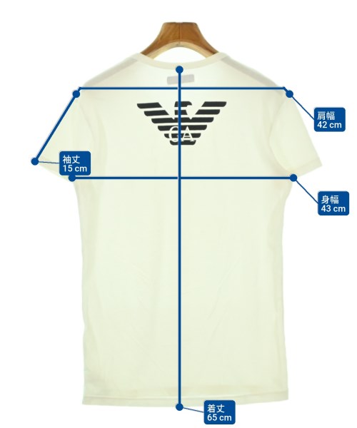 EMPORIO ARMANI（エンポリオアルマーニ）Tシャツ・カットソー 白 サイズ:M レディース/2200684607030