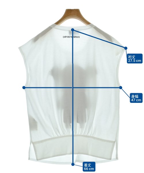 EMPORIO ARMANI（エンポリオアルマーニ）Tシャツ・カットソー 白 サイズ:40(M位) レディース/2200682145022