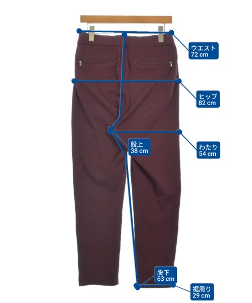 EMPORIO ARMANI（エンポリオアルマーニ）スウェットパンツ 赤 サイズ:48(L位) メンズ/2200686628194