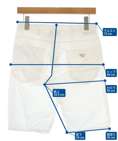 EMPORIO ARMANI（エンポリオアルマーニ）ショートパンツ 白 サイズ:44(S位) メンズ/2200686735373