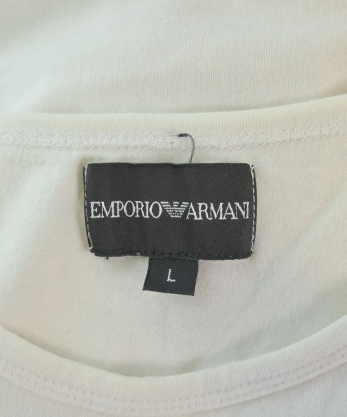 EMPORIO ARMANI（エンポリオアルマーニ）Tシャツ・カットソー 白 サイズ:L メンズ/2200686986010