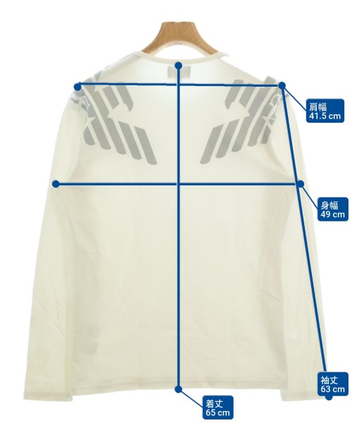 EMPORIO ARMANI（エンポリオアルマーニ）Tシャツ・カットソー 白 サイズ:L メンズ/2200686986010