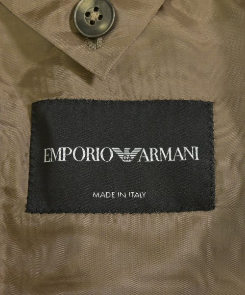EMPORIO ARMANI（エンポリオアルマーニ）カジュアルジャケット 茶 サイズ:52(XXL位) メンズ/2200686712022