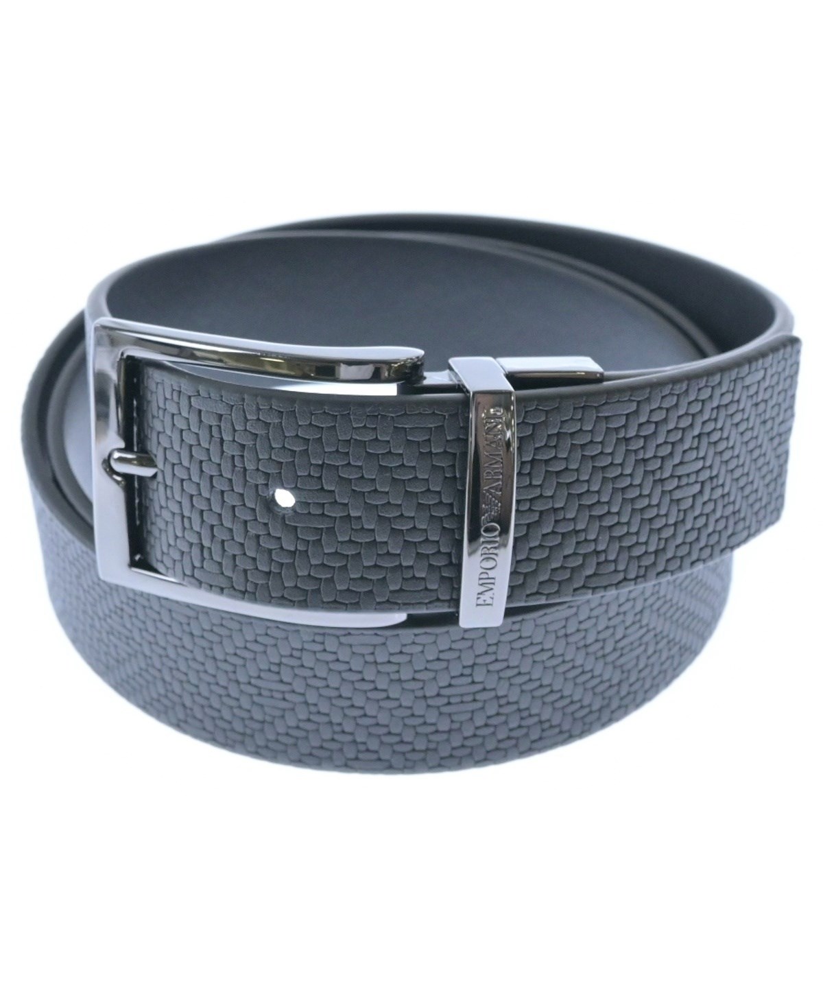 EMPORIO ARMANIのベルト EMPORIO ARMANI（エンポリオアルマーニ）ベルト 黒 サイズ:ONE メンズ
