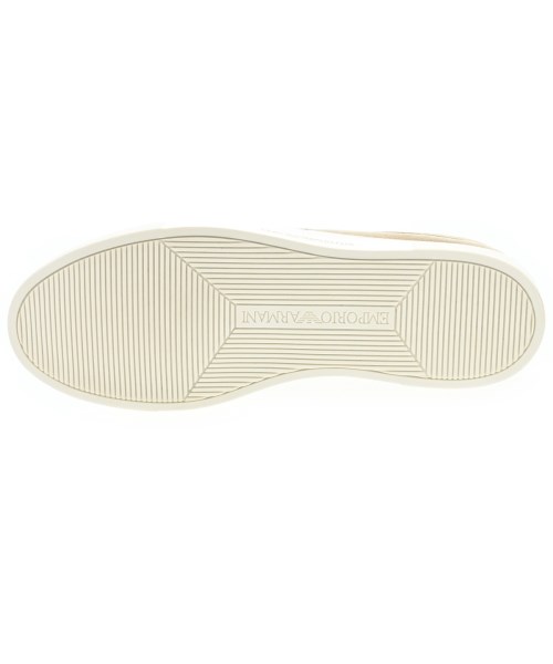 EMPORIO ARMANI（エンポリオアルマーニ）スニーカー ベージュ サイズ:UK8(26.5cm位) メンズ/2200686712091