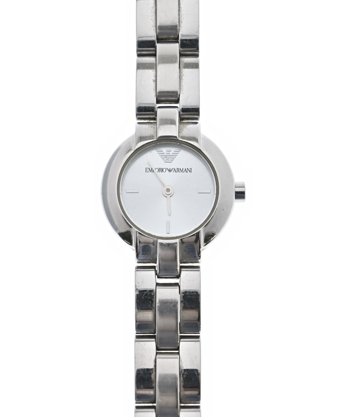 【最終値下げ】EMPORIO ARMANI 機械式腕時計 シルバー EMPORIO ARMANI（エンポリオアルマーニ）腕時計 シルバー サイズ