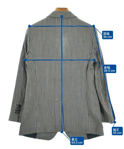 EMPORIO ARMANI（エンポリオアルマーニ）テーラードジャケット 紺 サイズ:38(S位) レディース/2200679775072