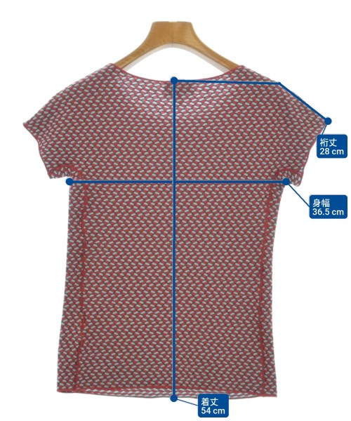 EMPORIO ARMANI（エンポリオアルマーニ）Tシャツ・カットソー 赤 サイズ:XS レディース/2200679775188