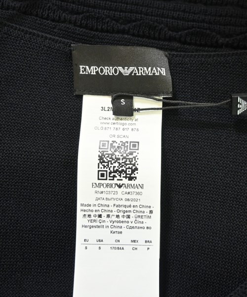 EMPORIO ARMANI（エンポリオアルマーニ）ニット・セーター 紺 サイズ:S レディース/2200690075021