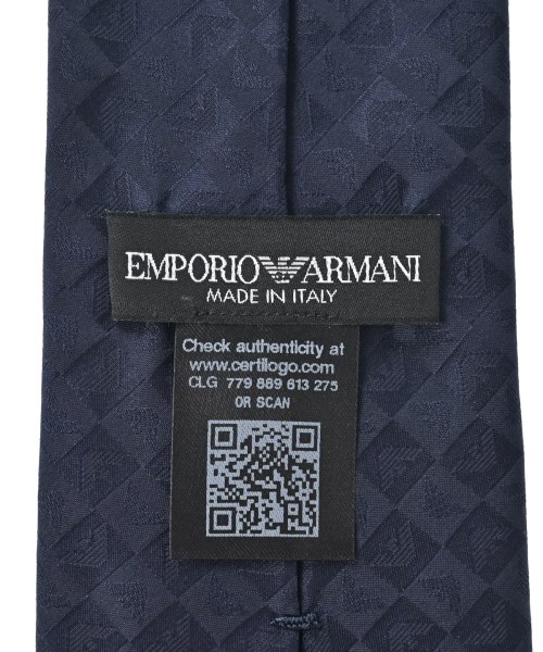 EMPORIO ARMANI（エンポリオアルマーニ）ネクタイ 紺 サイズ:- メンズ/2200690075045