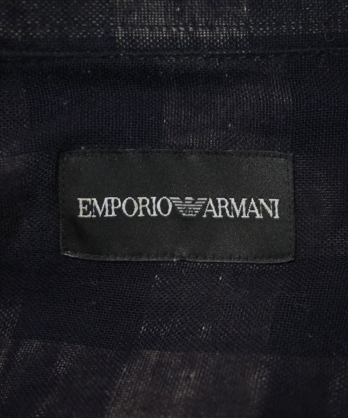 EMPORIO ARMANI（エンポリオアルマーニ）カジュアルシャツ 黒 サイズ:39(M位) メンズ/2200684039053