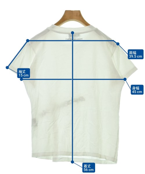 EMPORIO ARMANI（エンポリオアルマーニ）Tシャツ・カットソー 白 サイズ:36(XS位) レディース/2200684503059