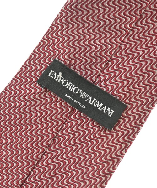 EMPORIO ARMANI（エンポリオアルマーニ）ネクタイ 赤 サイズ:- メンズ/2200690927450
