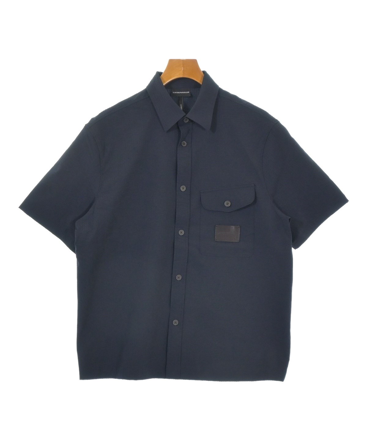EMPORIO ARMANI（エンポリオアルマーニ）カジュアルシャツ 紺 サイズ:S