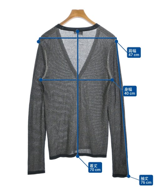 EMPORIO ARMANI（エンポリオアルマーニ）カーディガン 黒 サイズ:44(S位) メンズ/2200692469019