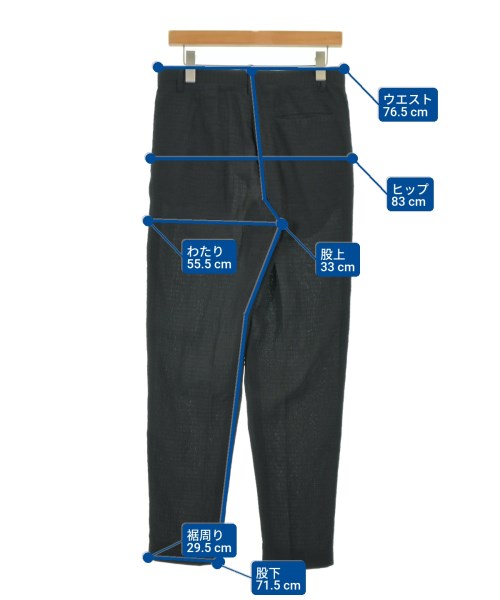 EMPORIO ARMANI（エンポリオアルマーニ）スラックス 黒 サイズ:44(S位) メンズ/2200692545027