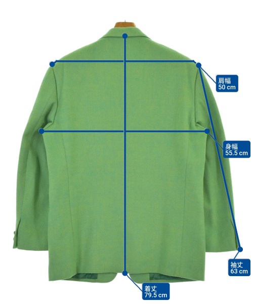 GIANNI VERSACE（ジャンニヴェルサーチ）テーラードジャケット 緑 サイズ:50(XL位) メンズ/2200643949010