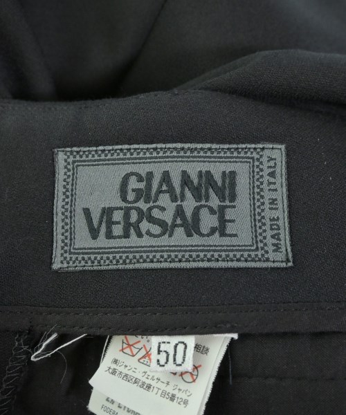 GIANNI VERSACE（ジャンニヴェルサーチ）スラックス 黒 サイズ:50(XL位) メンズ/2200694538058