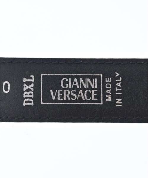 GIANNI VERSACE（ジャンニヴェルサーチ）ベルト 黒 サイズ:- レディース/2200708803080