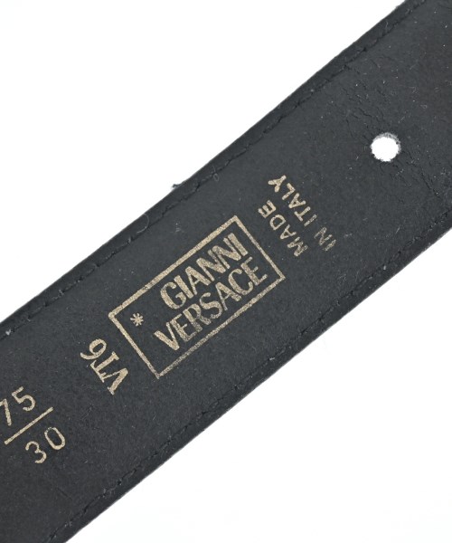 GIANNI VERSACE（ジャンニヴェルサーチ）ベルト 黒 サイズ:- メンズ/2200647158296