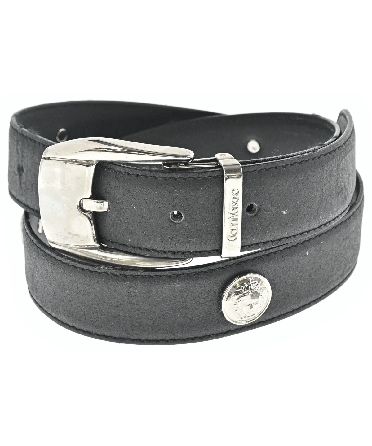 GIANNI VERSACE（ジャンニヴェルサーチ）ベルト 黒 サイズ:- メンズ