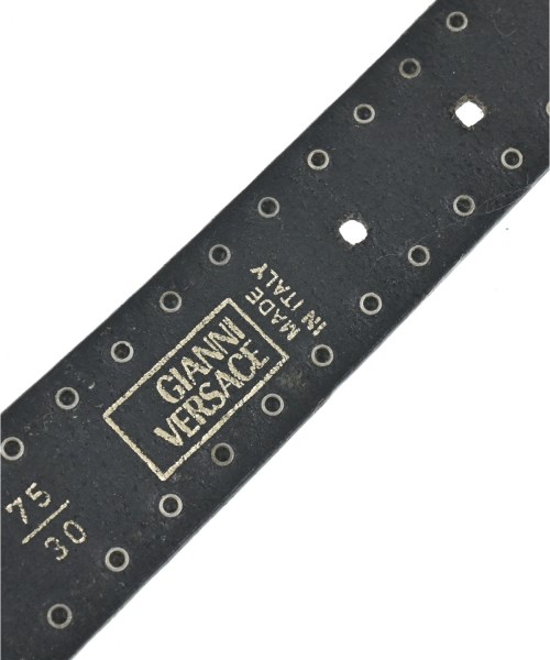 GIANNI VERSACE（ジャンニヴェルサーチ）ベルト 黒 サイズ:- メンズ/2200647158302