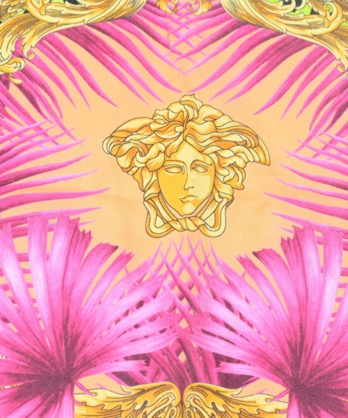 GIANNI VERSACE（ジャンニヴェルサーチ）バンダナ・スカーフ 黄 サイズ:- レディース/2200663363223