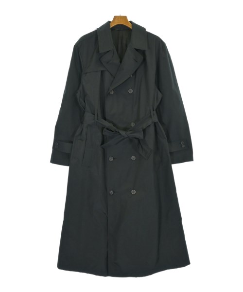 GIANNI VERSACE(ジャンニヴェルサーチ)トレンチコート 黒 サイズ:52(XXL位)/2200687030019