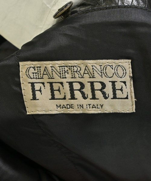 GIANFRANCO FERRE（ジャンフランコフェレ）チェスターコート 黒 サイズ:50(XL位) メンズ/2200640768041