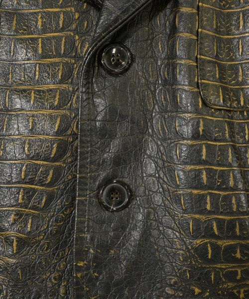 GIANFRANCO FERRE（ジャンフランコフェレ）チェスターコート 黒 サイズ:50(XL位) メンズ/2200640768041