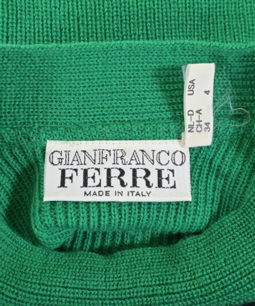 GIANFRANCO FERRE（ジャンフランコフェレ）ニット・セーター 緑 サイズ:38(S位) レディース/2200625163700