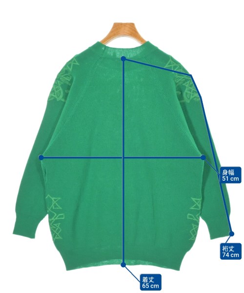 GIANFRANCO FERRE（ジャンフランコフェレ）ニット・セーター 緑 サイズ:38(S位) レディース/2200625163700