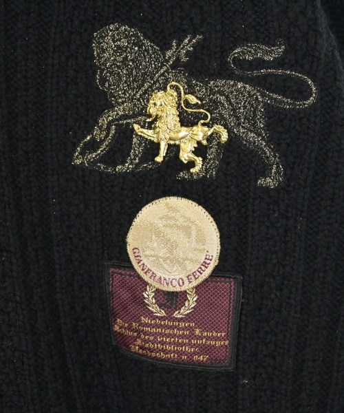 GIANFRANCO FERRE（ジャンフランコフェレ）ニット・セーター 黒 サイズ:48(L位) メンズ/2200632774258