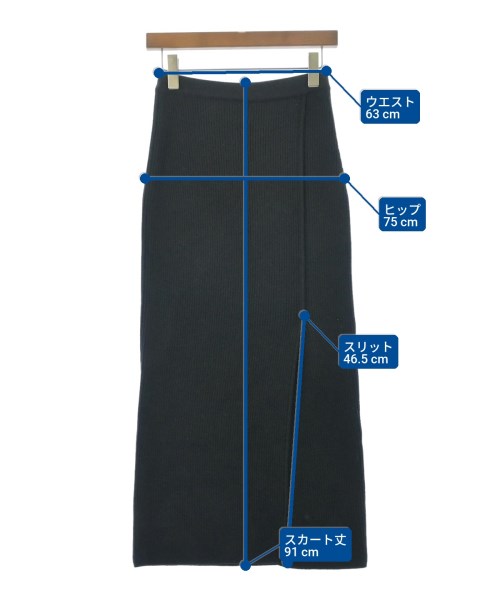 GIANFRANCO FERRE（ジャンフランコフェレ）ロング・マキシ丈スカート 黒 サイズ:40(M位) レディース/2200642089038