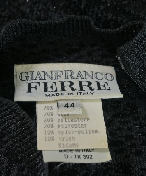GIANFRANCO FERRE（ジャンフランコフェレ）ニット・セーター 黒 サイズ:44(L位) レディース/2200616282175