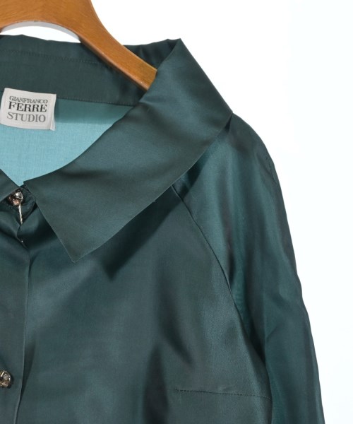 GIANFRANCO FERRE（ジャンフランコフェレ）ブラウス 緑 サイズ:38(S位) レディース/2200674018068