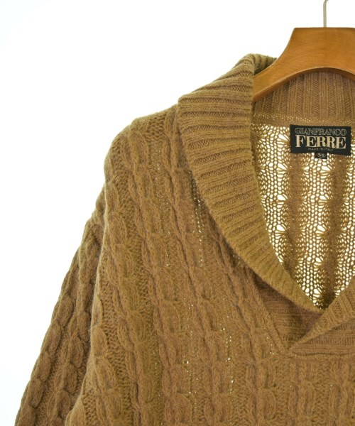 GIANFRANCO FERRE（ジャンフランコフェレ）ニット・セーター 茶 サイズ:52(XXL位) メンズ/2200653550381