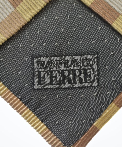 GIANFRANCO FERRE（ジャンフランコフェレ）ネクタイ 茶 サイズ:- メンズ/2200703067203