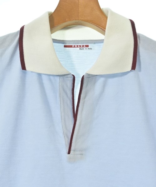 PRADA SPORT（プラダスポーツ）ポロシャツ 青 サイズ:M メンズ/2200594329046