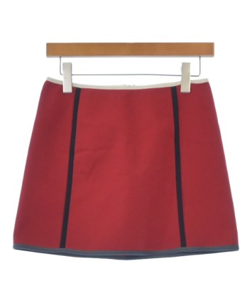 PRADA SPORT ナイロン サイドジップ ミニスカート サイズ42 PRADA SPORT（プラダスポーツ）ミニスカート 赤 サイズ:38(M位