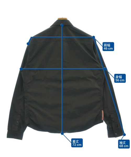 PRADA SPORT（プラダスポーツ）カジュアルシャツ 黒 サイズ:M メンズ/2200624899112