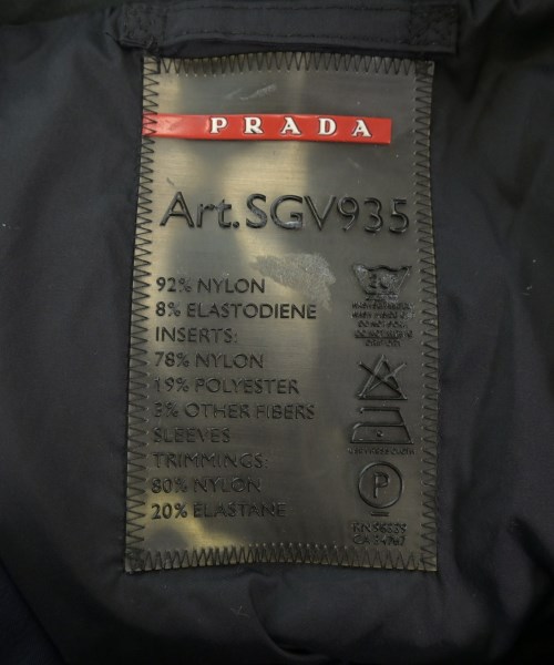 PRADA SPORT（プラダスポーツ）マウンテンパーカー 黒 サイズ:46(M位) メンズ/2200626817343