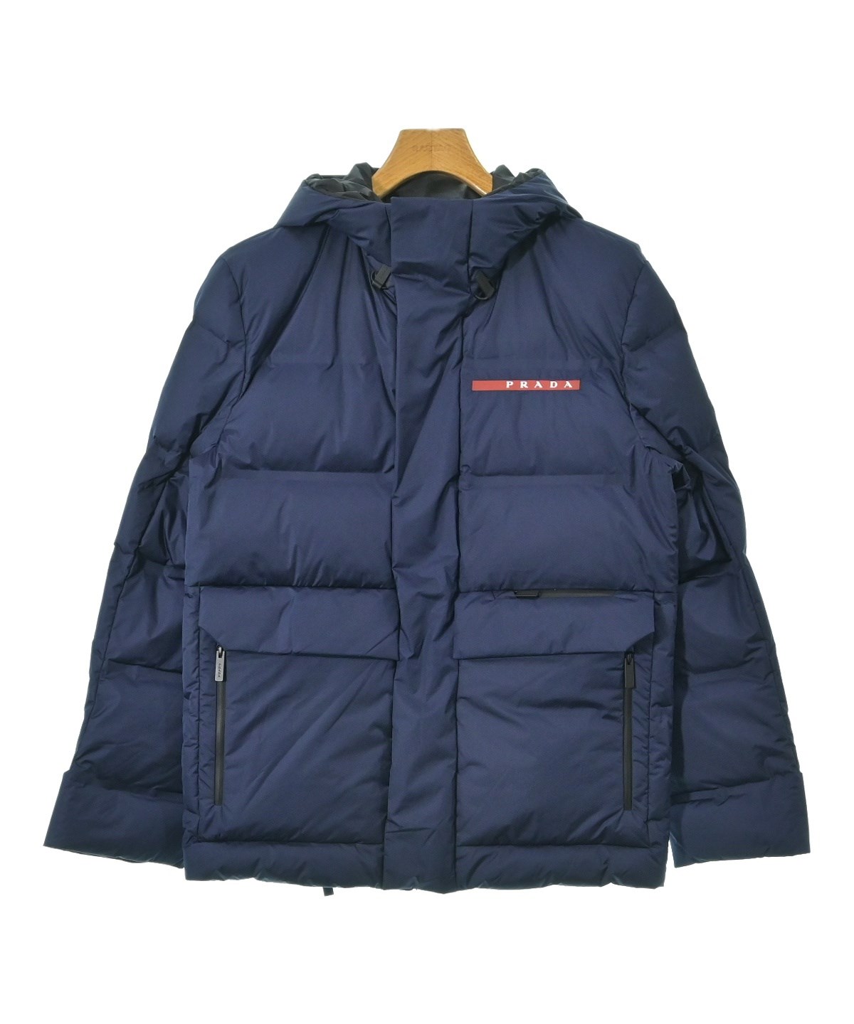 PRADAスポーツダウン　サイズ52本日のみ PRADA SPORT（プラダスポーツ）ダウンジャケット/ダウンベスト 紺