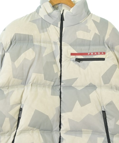 PRADA SPORT（プラダスポーツ）ダウンジャケット/ダウンベスト 白 サイズ:L メンズ/2200672481031