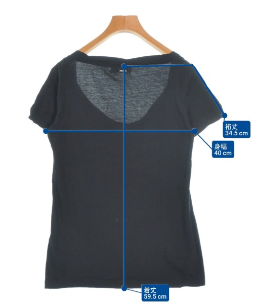 PRADA SPORT（プラダスポーツ）Tシャツ・カットソー 黒 サイズ:S レディース/2200673031075