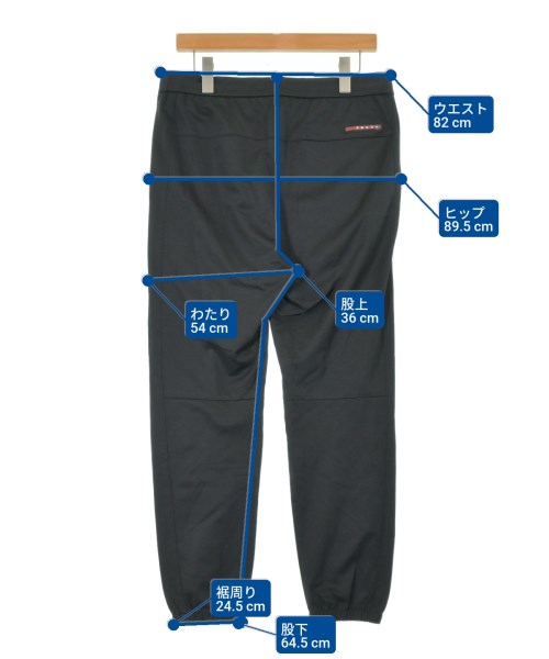 PRADA SPORT（プラダスポーツ）スウェットパンツ 黒 サイズ:L メンズ/2200675473033