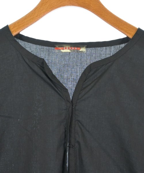 PRADA SPORT（プラダスポーツ）カジュアルシャツ 黒 サイズ:L レディース/2200696690525