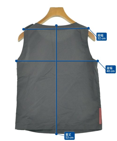PRADA SPORT（プラダスポーツ）ベスト グレー サイズ:S レディース/2200694592432