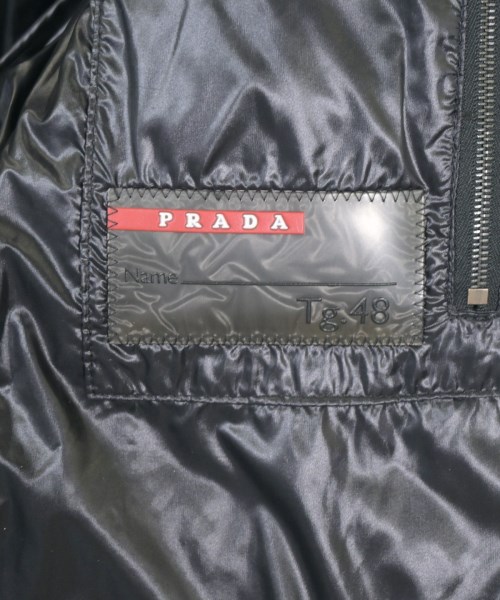 PRADA SPORT（プラダスポーツ）ダウンジャケット/ダウンベスト 黒 サイズ:48(L位) メンズ/2200701161019