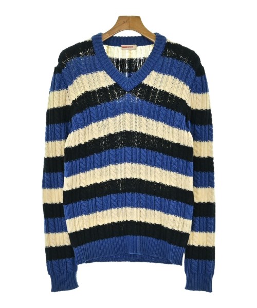PRADA SPORT(プラダスポーツ)ニット・セーター 青 サイズ:46(M位)/2200646512013